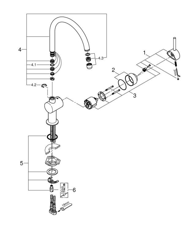 Minta Смеситель для кухни Grohe (32917DC0)