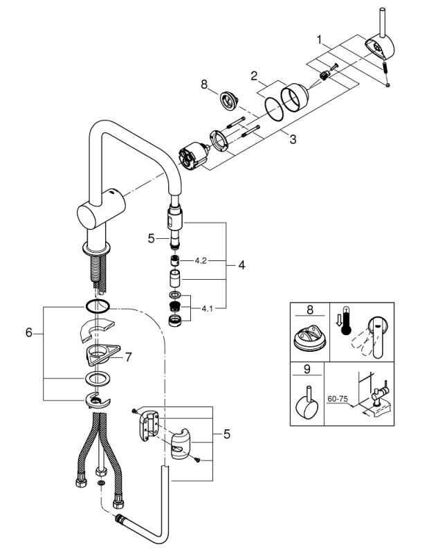 Minta Смеситель для кухни Grohe (32067000)