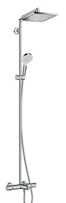 Душова система Hansgrohe Crometta E 240 1jet Showerpipe для ванни (27298000)