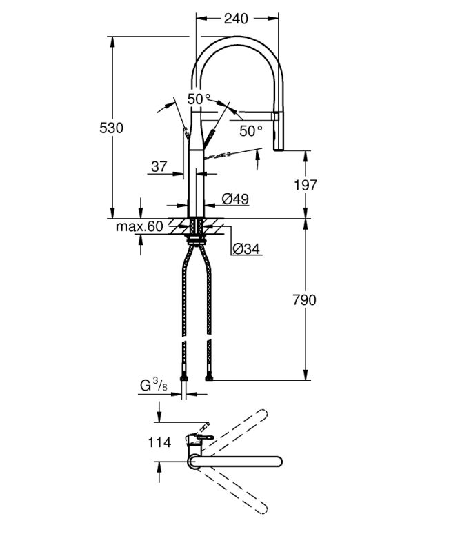 Grohe Essence Змішувач для кухні (30294AL0)