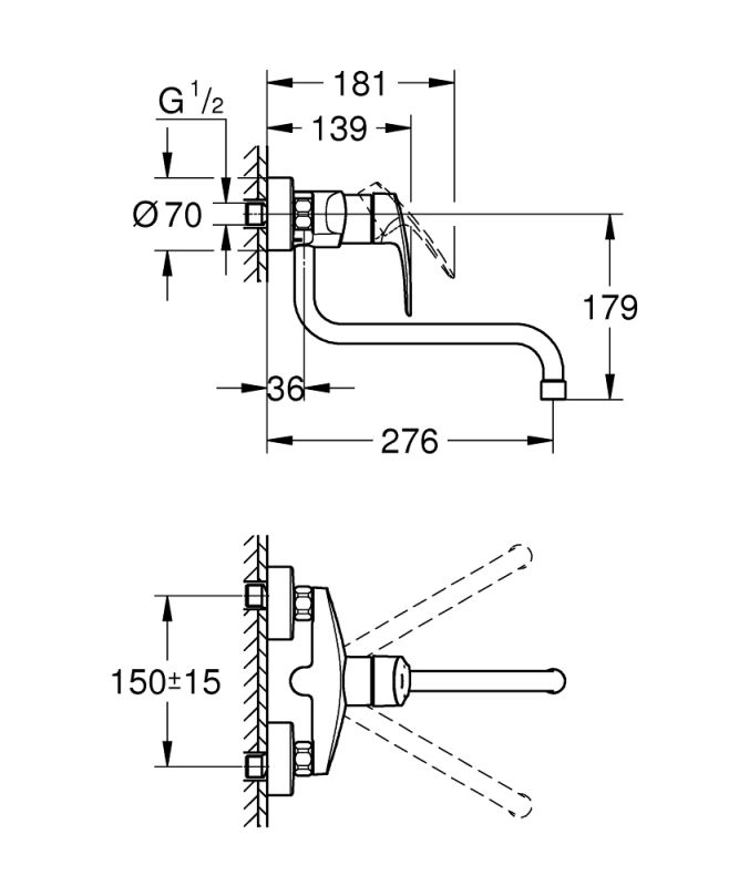 Grohe Eurosmart Змішувач для кухні (32224003)