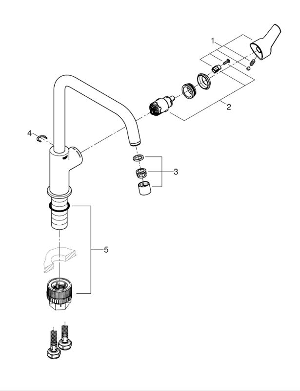 Grohe Via Змішувач для кухні (30568000)