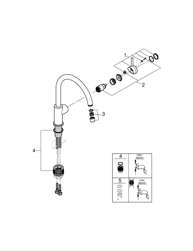 Start Classic Смеситель для кухни Grohe (31553001)