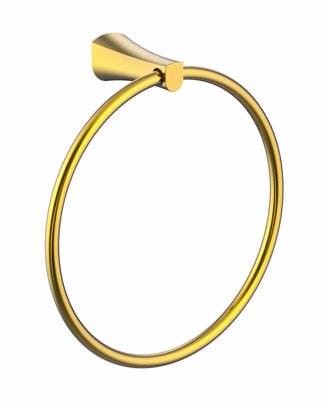 Полотенцедержатель-кольцо Imprese Cuthna zlato 130280