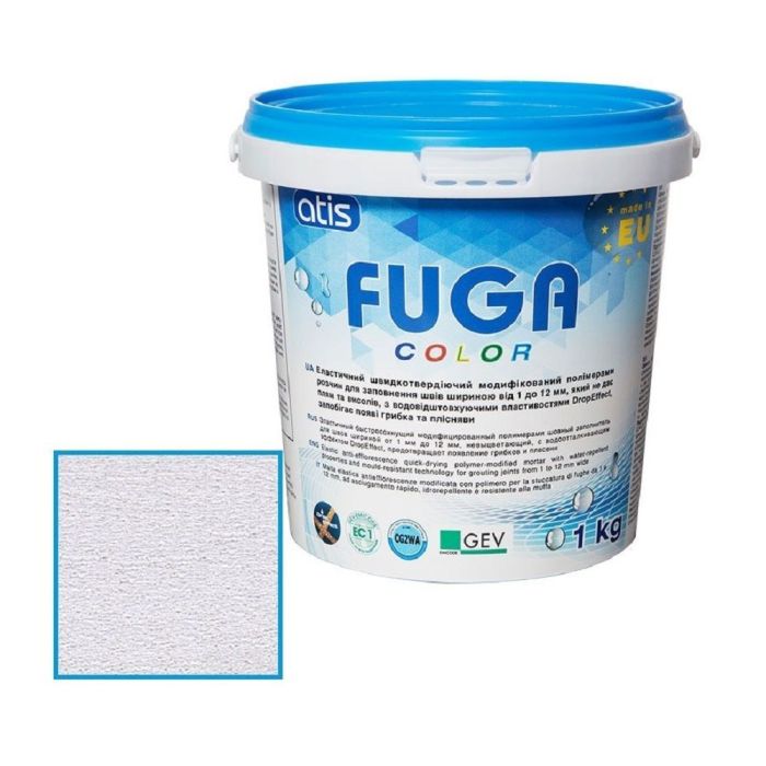 Затирка Atis Fuga Color A 109/1 кг, світло-сірий