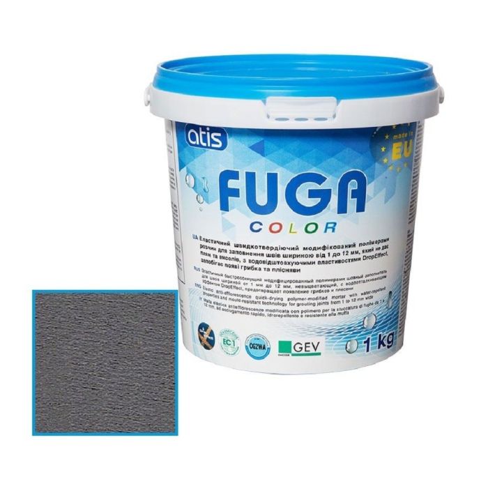 Затирка Atis Fuga Color A 114/1 кг, антрацит