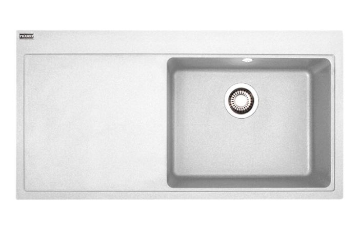Кухонна мийка Franke Mythos MTG 611 Білий, ліве крило (114.0017.834)