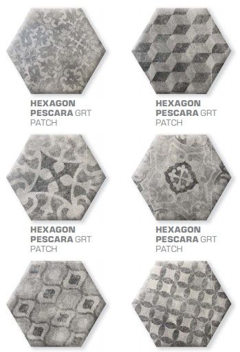 Плитка Атем Hexagon Pescara Patch GRT