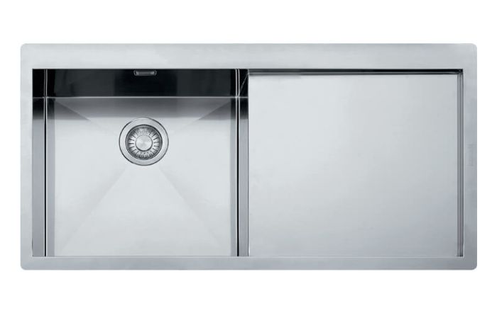 Кухонная мойка Franke Planar PPX 211 TL полированная, правое крыло (127.0203.464)