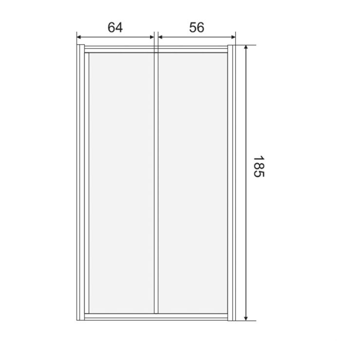 Душові двері EGER 599-153