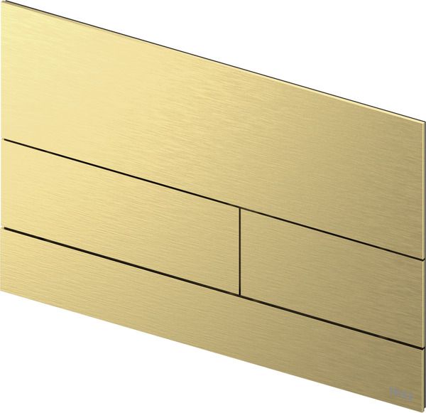 Панель змиву для унітазу TECEsquare Metal 9240838, PVD, золото, матовий