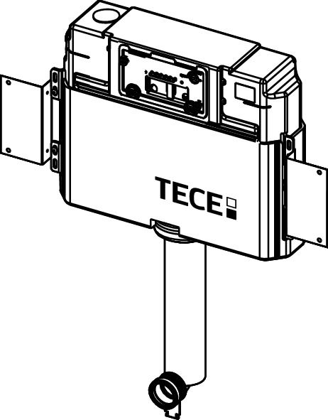 Бачок прихованого монтажу TECEbox Uni для підлогового унітазу 9041008
